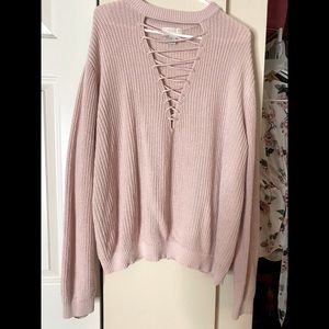 Forever 21 Criss Cross Sweater